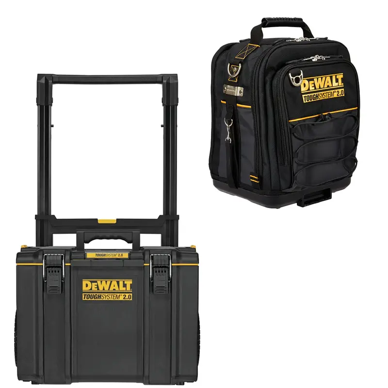 Dewalt Dwst08450-Kit4 Toughsystem 2.0 Rolling Toolbox W/ 24-Pocket Tool Bag 1