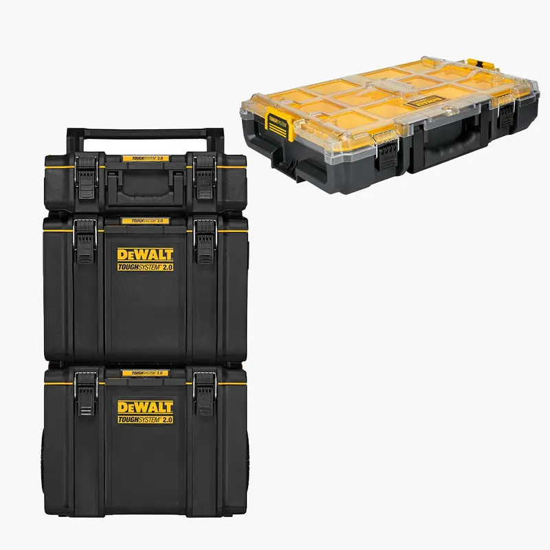 Dewalt Dwst60436-Kit2 Toughsystem 2.0 Rolling Tower W/ Full-Size Organizer 1