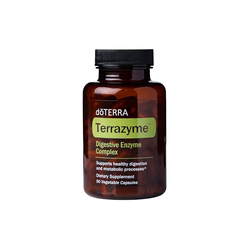 Doterra Terrazyme Digestive Enzymes For Gut Health & Digestion Support - 90 Vegetable Capsules 1