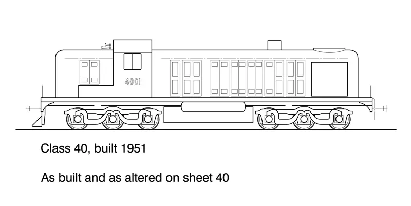 Ds-40 - 40 Class Diesel Locomotive A1a-A1a 1