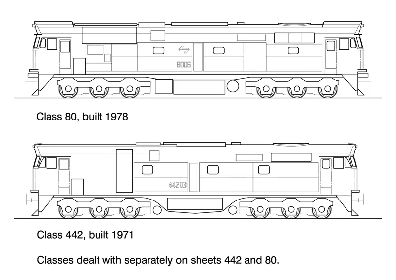 Ds-442 - 442 Class Diesel Locomotive Co-Co 1
