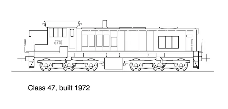Ds-47 - 47 Class Diesel Locomotive Co-Co 1