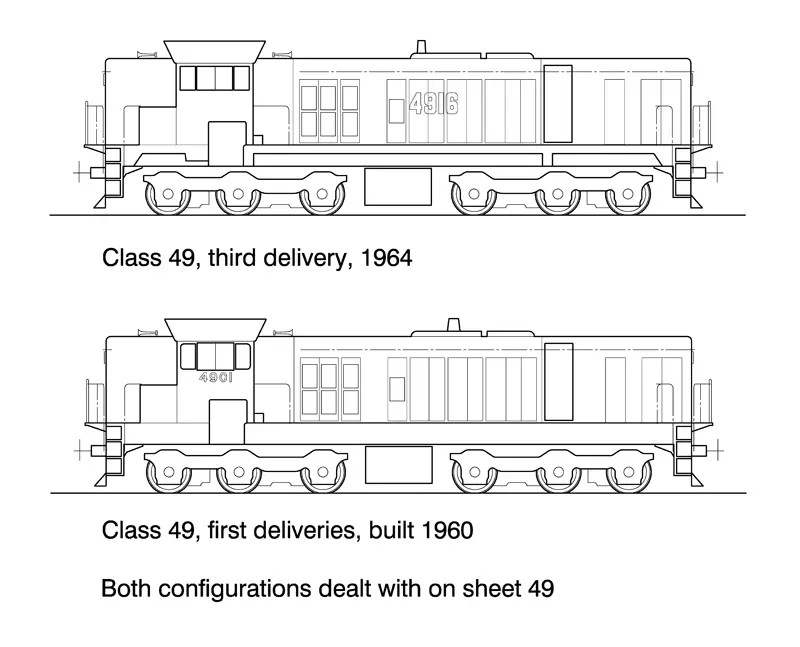 Ds-49 - 49 Class Diesel Locomotive Co-Co 1