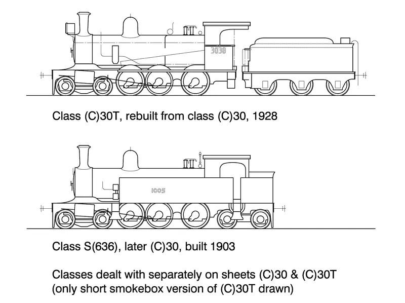 Ds-C30 - 30 Class Steam Locomotive 4-6-4T 1