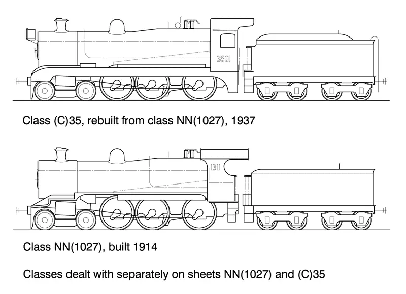 Ds-Nn1027 - Nn 1027 Class Steam Locomotive 4-6-0 1