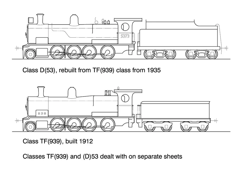 Ds-Tf939 - Tf 939 Class Steam Locomotive 2-8-0 1