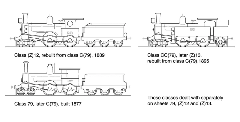 Ds-Z13 - 13 Class Steam Locomotive 4-4-2T 1