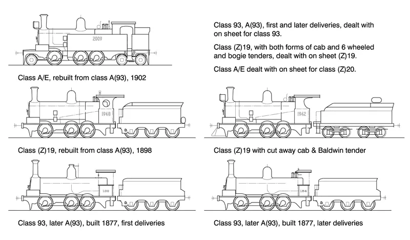Ds-Z19 - 19 Class Steam Locomotive 0-6-0 1