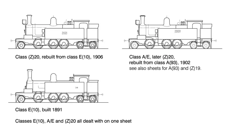 Ds-Z20 - 20 Class Steam Locomotive 2-6-4T 1
