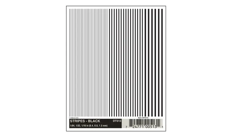 Dt513 - Dry Transfer - Stripes Black 1