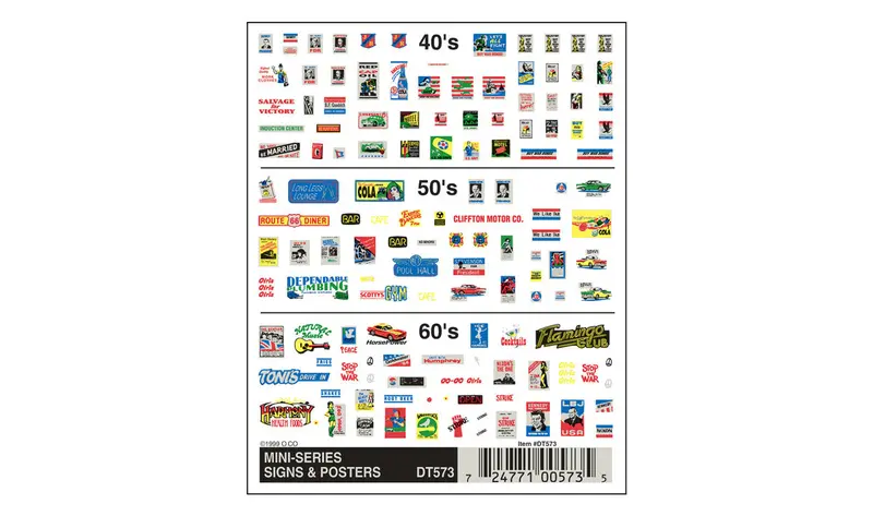 Dt573 - Dry Transfer - Signs & Posters 1
