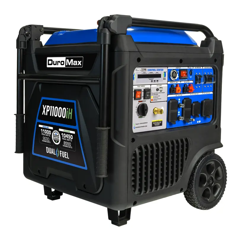 Duromax Xp11000ih 11,000 Watt Portable Dual Fuel Inverter Generator - Quiet, Low Thd 1