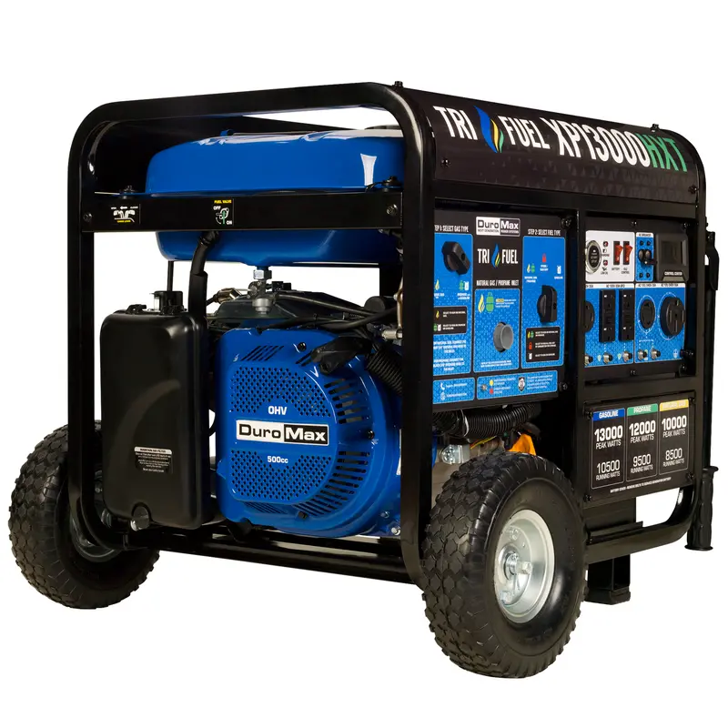 Duromax Xp13000hxt 13,000 Watt Electric Start Tri-Fuel Portable Generator W/ Co Alert 1