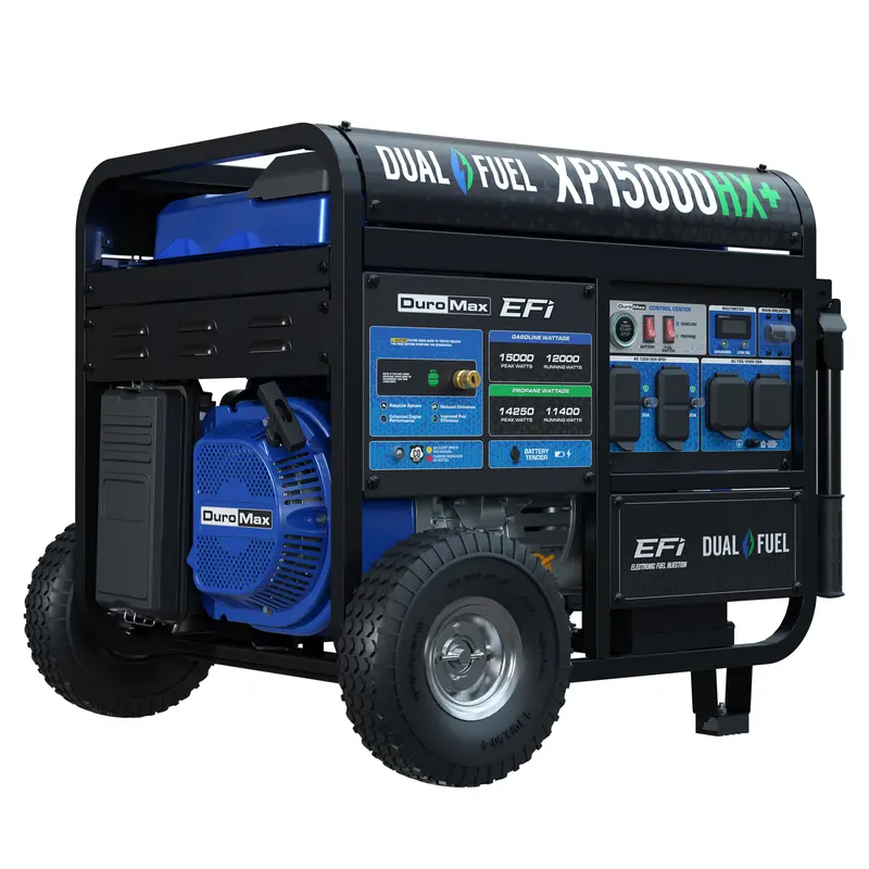 Duromax Xp15000hx+ 15,000W Electric Start Dual Fuel Efi Portable Generator 1
