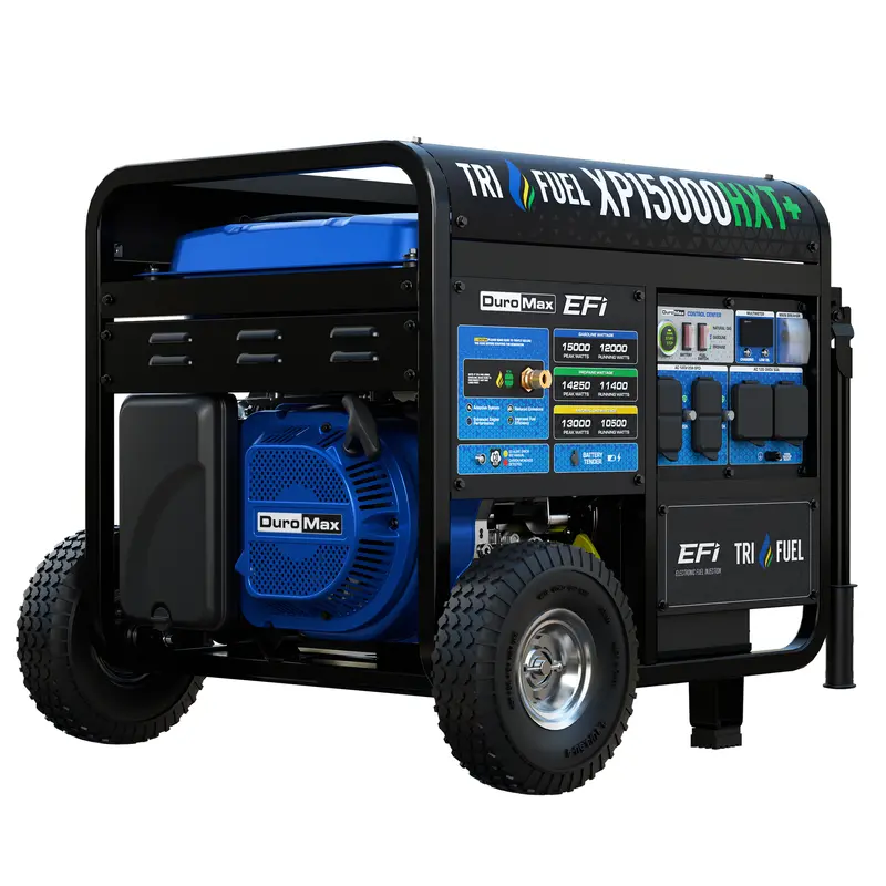 Duromax Xp15000hxt+ 15,000 Watt Electric Start Tri Fuel Efi Portable Generator 1