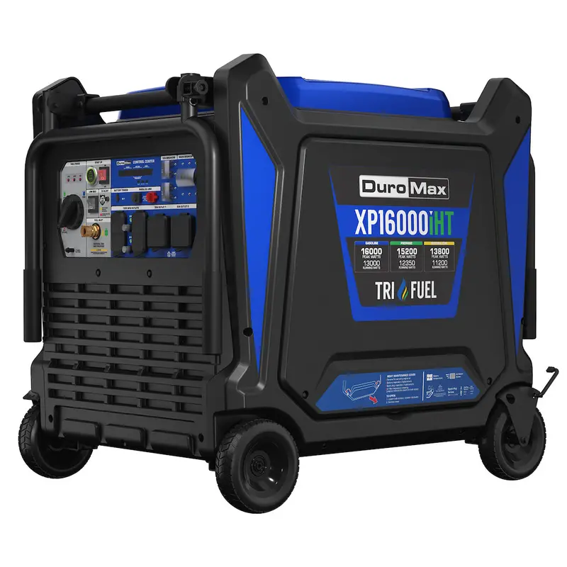 Duromax Xp16000iht 16,000 Watt Tri Fuel Portable Inverter Generator - Quiet, Low Thd 1