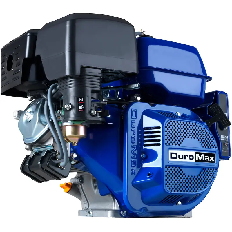 Duromax Xp16hpe 420Cc 1" Recoil/Electric Start Horizontal Gas Powered Engine 1