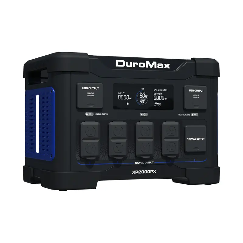 Duromax Xp2000px 2000 Watt 1843 Wh Lifepo4 Portable Battery Backup Power Station 1