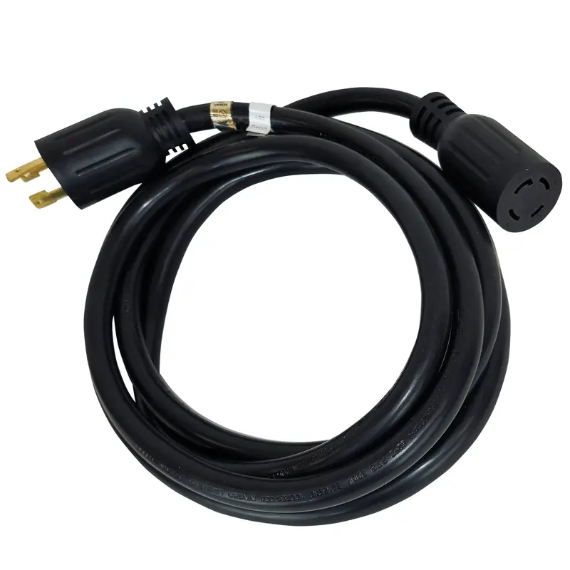 Duromax Xp3010gc 30-Amp 10-Foot 10-Gauge L14-30 Heavy Duty Generator Power Cord For Home Power Backup, Black 1