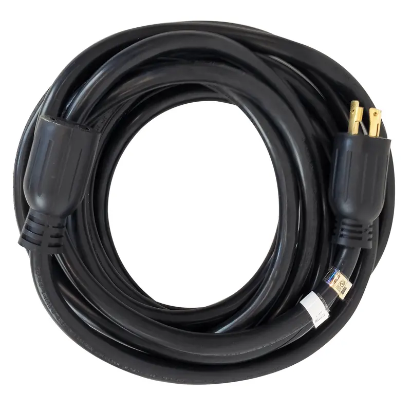 Duromax Xp3025gc 30-Amp 25-Foot 10-Gauge L14-30 Heavy Duty Generator Power Cord For Home Power Backup, Black 1
