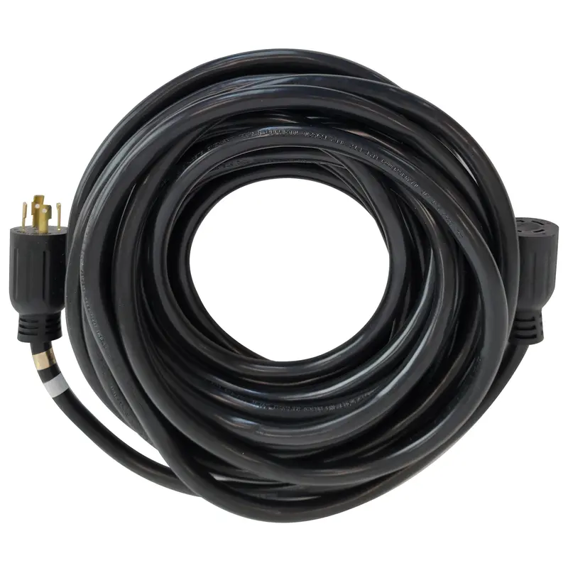 Duromax Xp3050gc 30-Amp 50-Foot 10-Gauge L14-30 Heavy Duty Generator Power Cord For Home Power Backup, Black 1