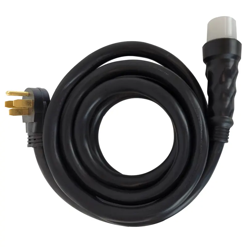 Duromax Xp5015gc 50-Amp 15-Foot 6-Gauge 14-50 Cs6364 Heavy Duty Generator Power Cord For Home Power Backup, Black 1
