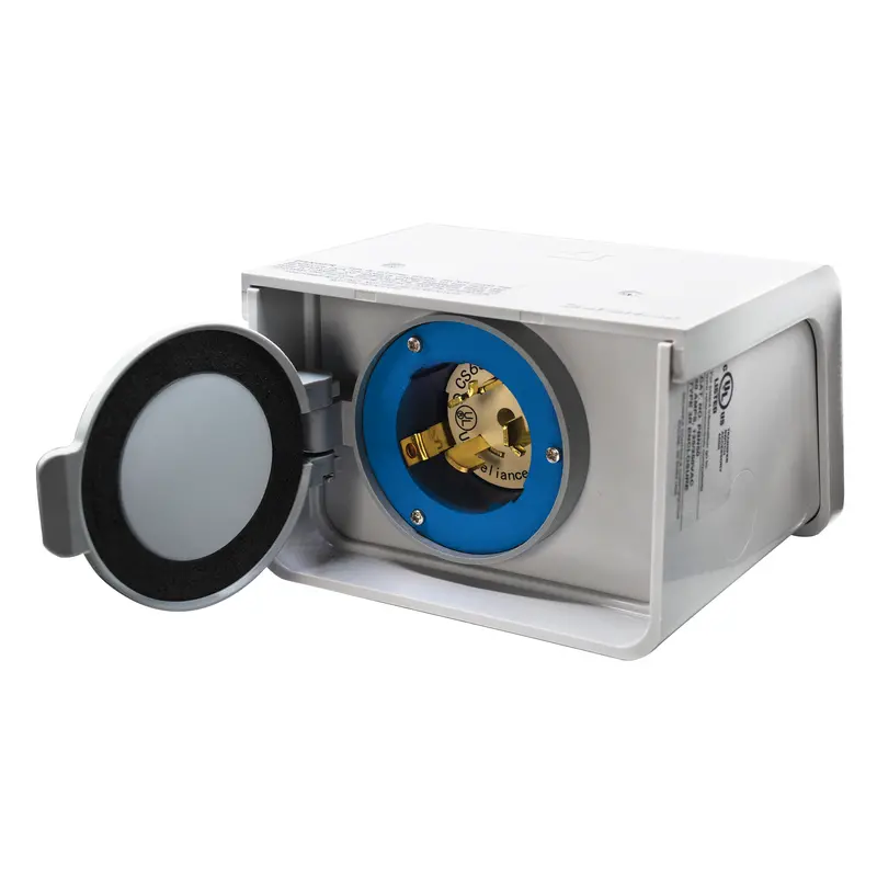 Duromax Xp50pbn 50-Amp 12,500-Watt Non-Metallic Power Inlet Box 1