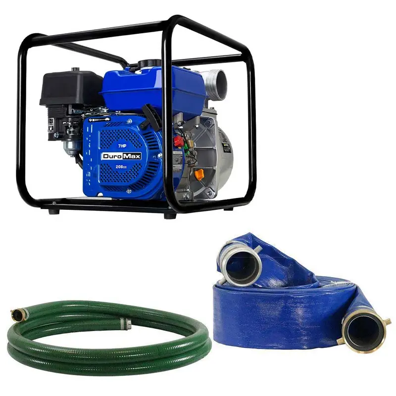 Duromax Xp650wp-Lhk 208Cc 220 Gpm 3" Gas Engine Water Pump Kit 1