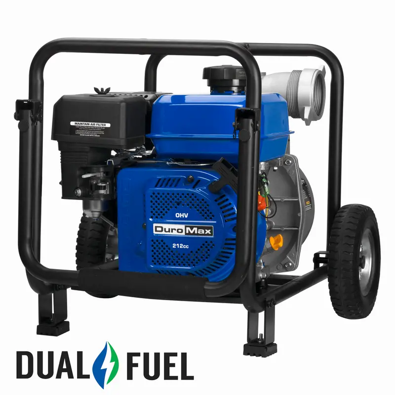 Duromax Xp650wx 264 Gpm 3" Dual Fuel Engine Portable Water Pump 1