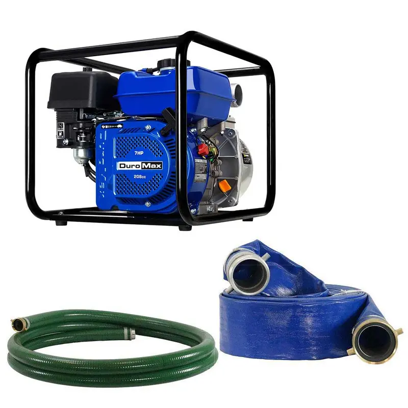 Duromax Xp652wp-Lhk 208Cc 158 Gpm 2" Gas Engine Water Pump Kit 1