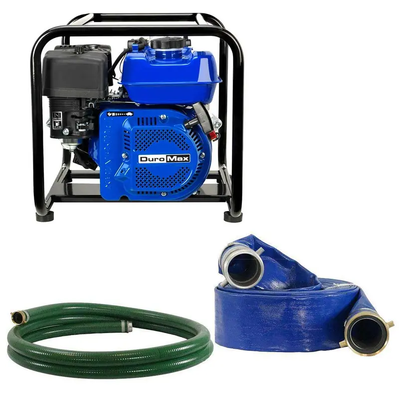 Duromax Xp702hp-Shk 208Cc 70 Gpm 2" Gas Engine Water Pump Kit 1