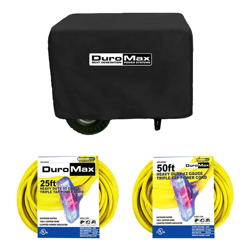Duromax Xphxlrgkit Hx Series Large Generator Power Cord And Cover Kit 1