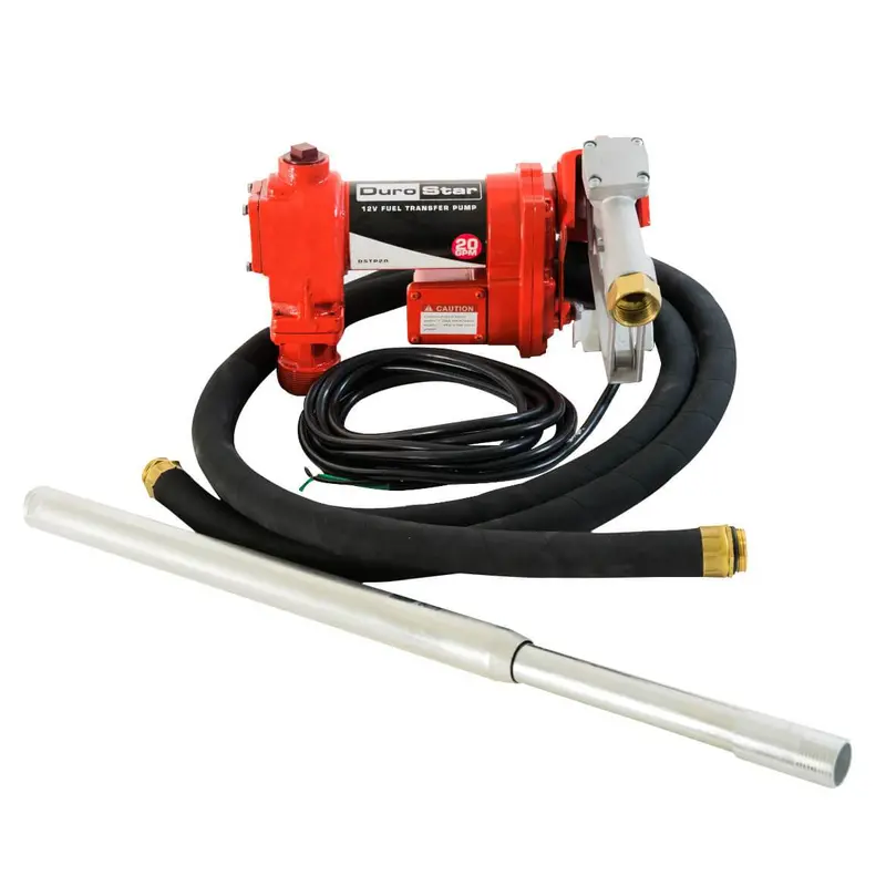 Durostar Dstp20 12-Volt 20-Gpm Ball Bearing Cast Iron Fuel Transfer Pump 1