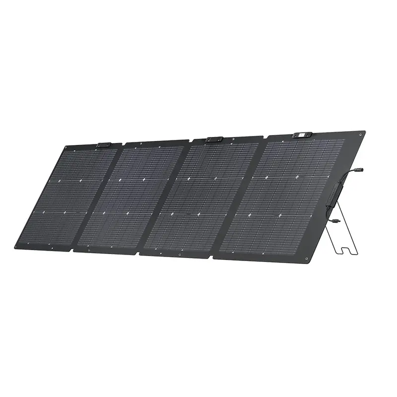 Ecoflow Efsolar220w-N 220W Bifacial Portable Solar Panel W/ Adjustable Angle 1