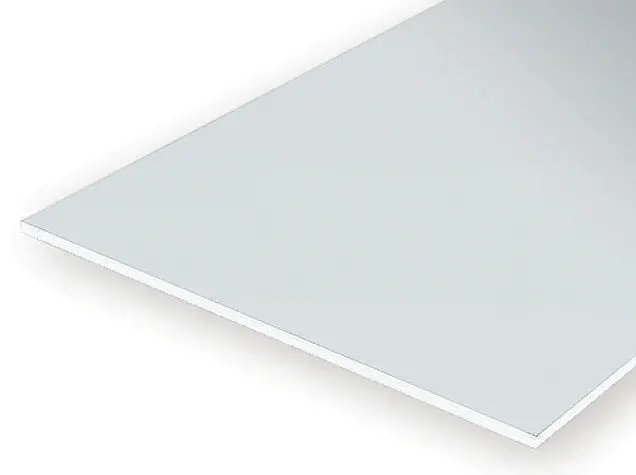 Eg19020 - Styrene Sheets - White - 0.020" - 12" X 24" 1