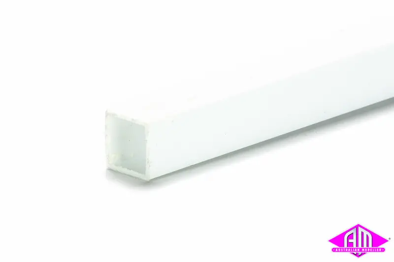 Eg253 - Plastic Square Tube - 0.188 (3Pc) 1