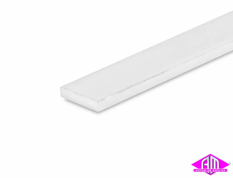 Eg8104 - Styrene Strip - 1 X 4 - 10Pc (Ho Scale) 1