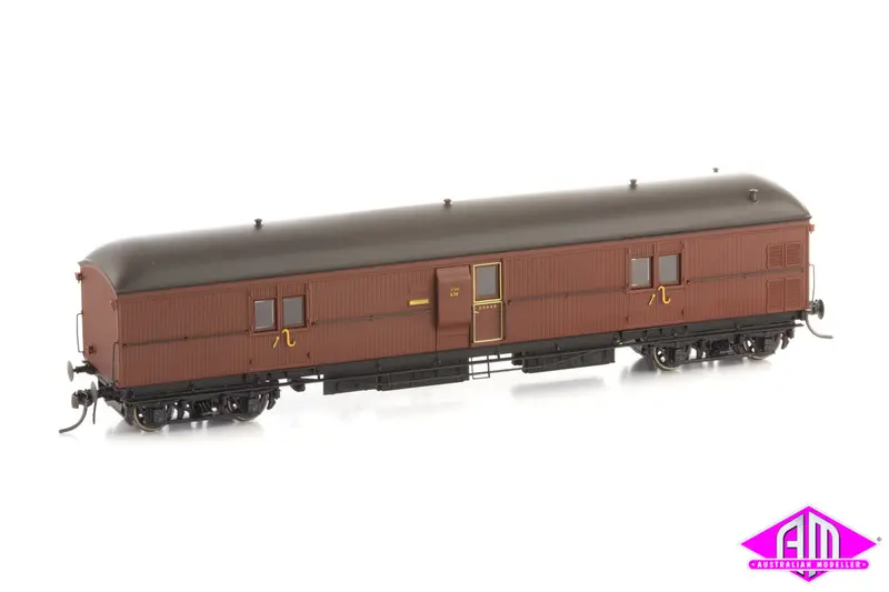 Eho Express Brake Van 1950'S Eho 630 Indian Red, Weathered Roof 1