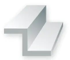 Evergreen - Eg757 - Polystyrene Z Channel - Opaque White - 0.250 - 2Pc 1