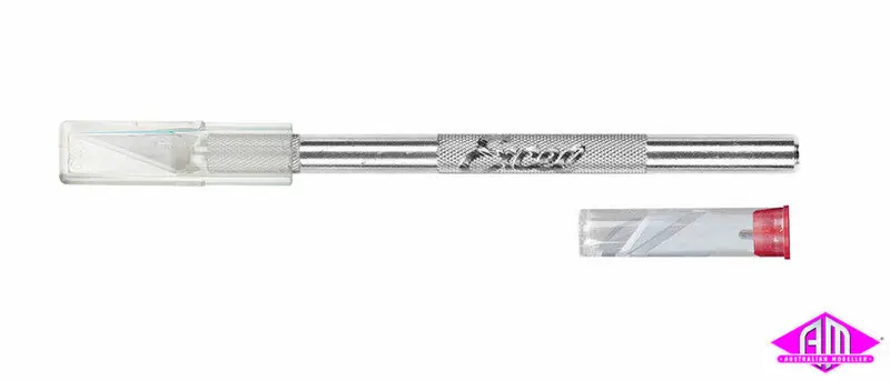 Excel - Exl19001 - K1 Aluminium Hobby Knife + 5 Assorted Blades 1