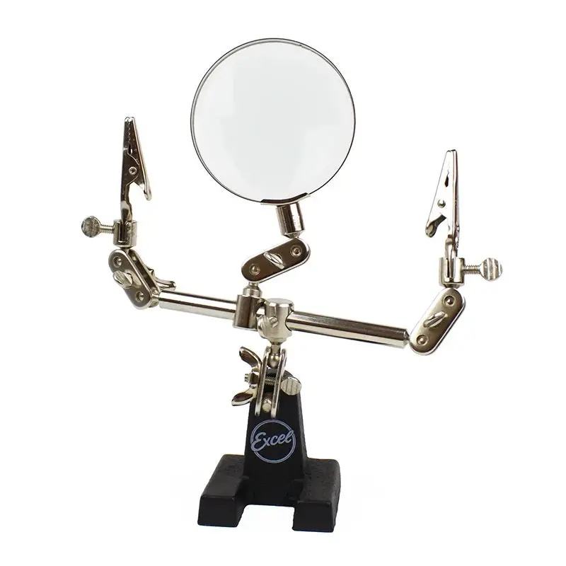 Excel - Exl55675 - Double Clip Extra Hands With Magnifier 1
