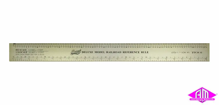 Excel - Exl55778 - 12" Deluxe Model Reference Ruler - Gold 1