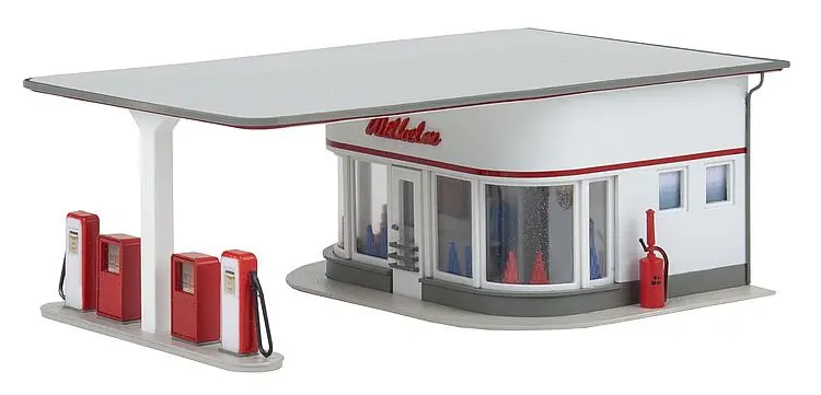 Faller - 272-130590 - 1950'S Petrol Station (Ho Scale) 1