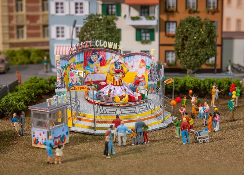 Faller - 272-140424 - Carnival Rides - Crazy Clown Attraction (Ho Scale) 1
