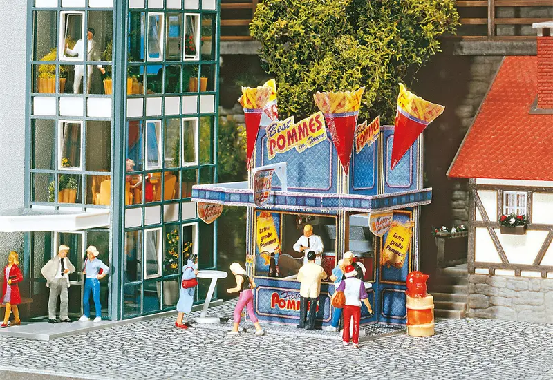 Faller - 272-140444 - Xxl French Fries Fairground Booth (Ho Scale) 1