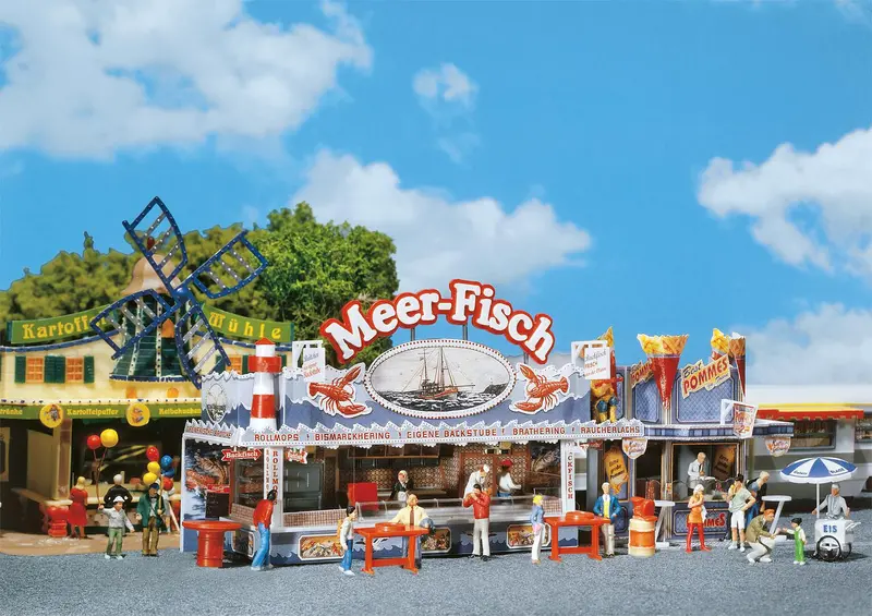 Faller - 272-140445 - Sea Fish Fairground Booth (Ho Scale) 1