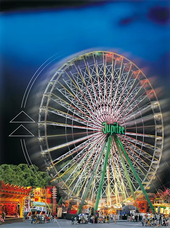 Faller - 272-140470 - Ferris Wheel Jupiter Kit (Ho Scale) 1
