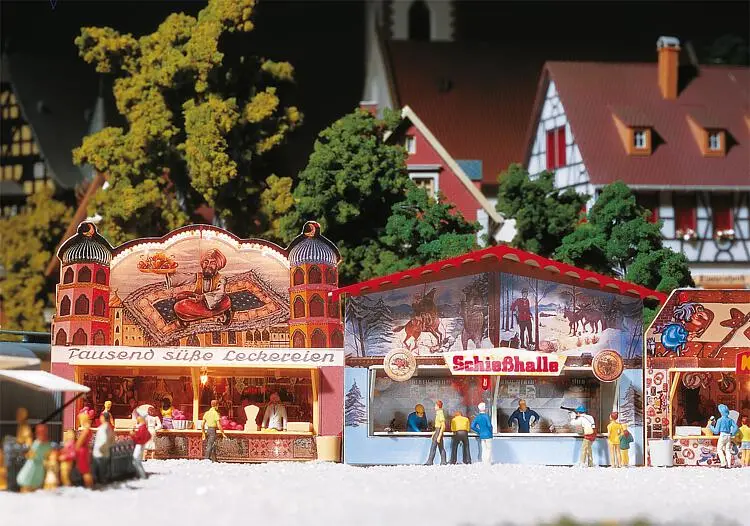 Faller - 272-242320 - 2 Funfair Stalls (N Scale) 1