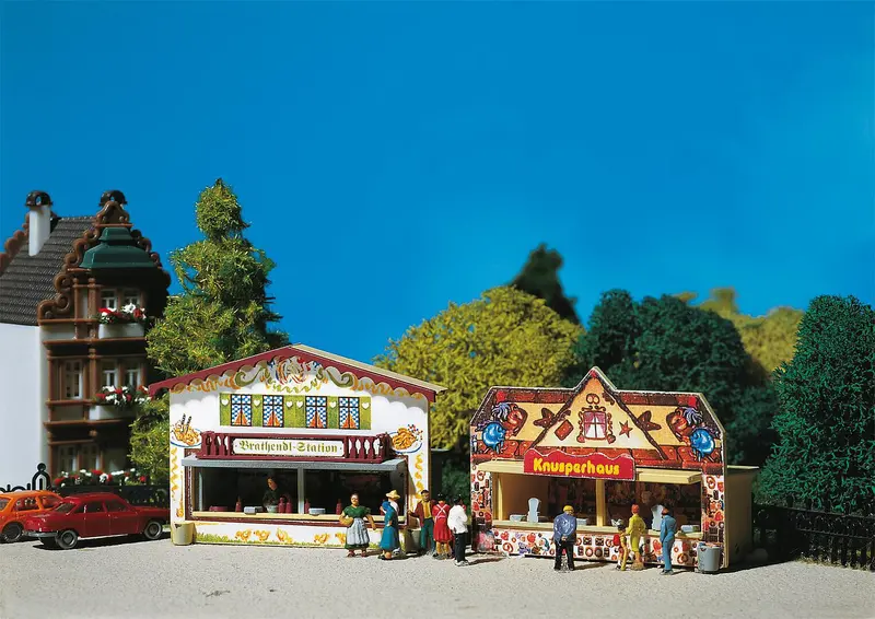 Faller - 272-242321 - 2 Market Stalls (N Scale) 1