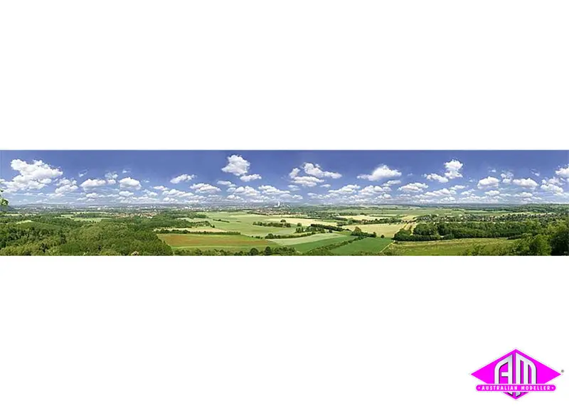 Faller - Fal-180518 - Background Saartal Region 2700 X 400Mm (Ho Scale) 1